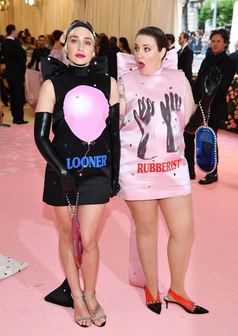 met-gala-2019-most-camp-jemima kirke-lena dunham kane